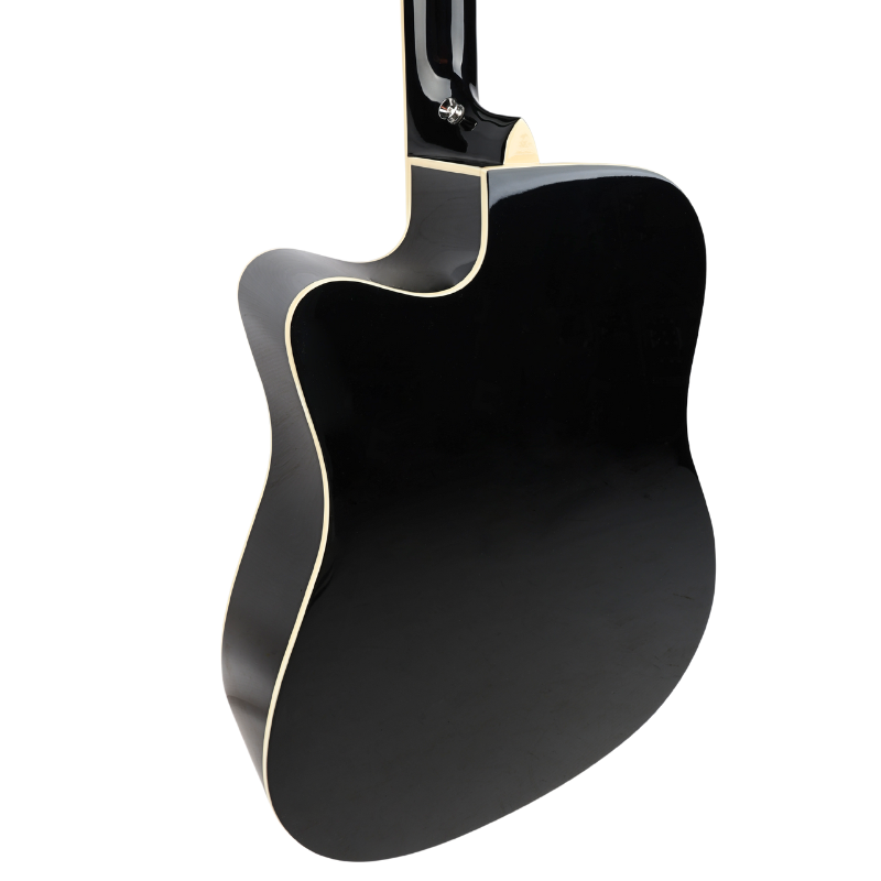V-TONE VEAG1 CE BK elektro-akustisk guitar 4/4 dreadnought cutaway sort