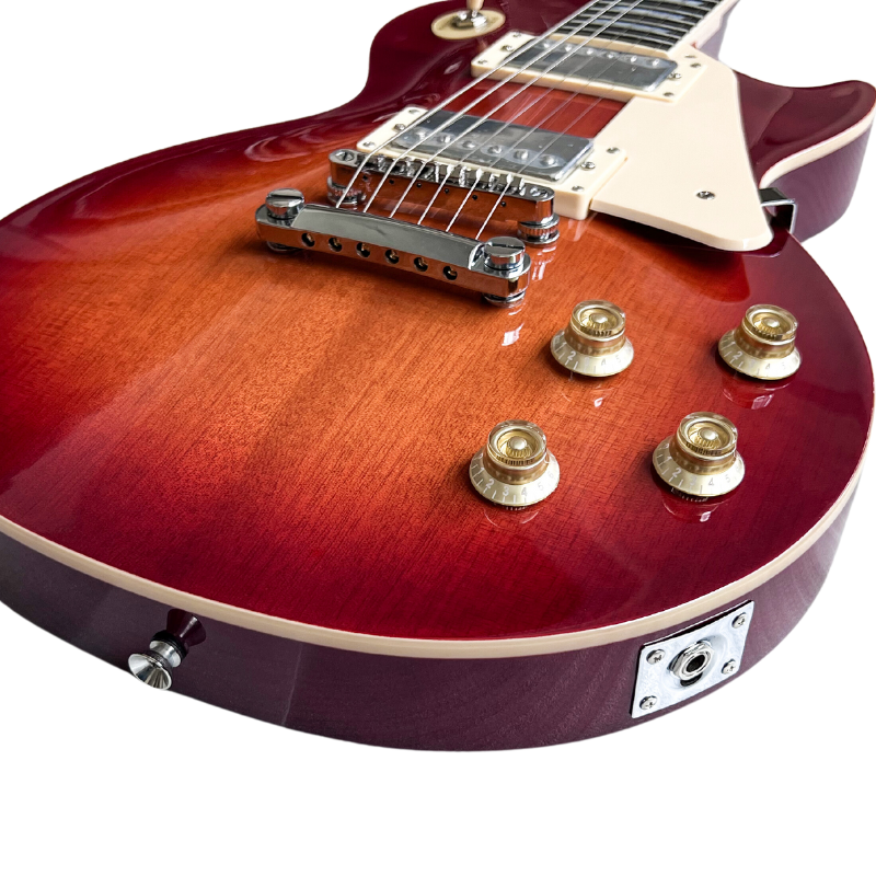 V-TONE VLP1 BS Elguitar 4/4 Les Paul Honey-Wine