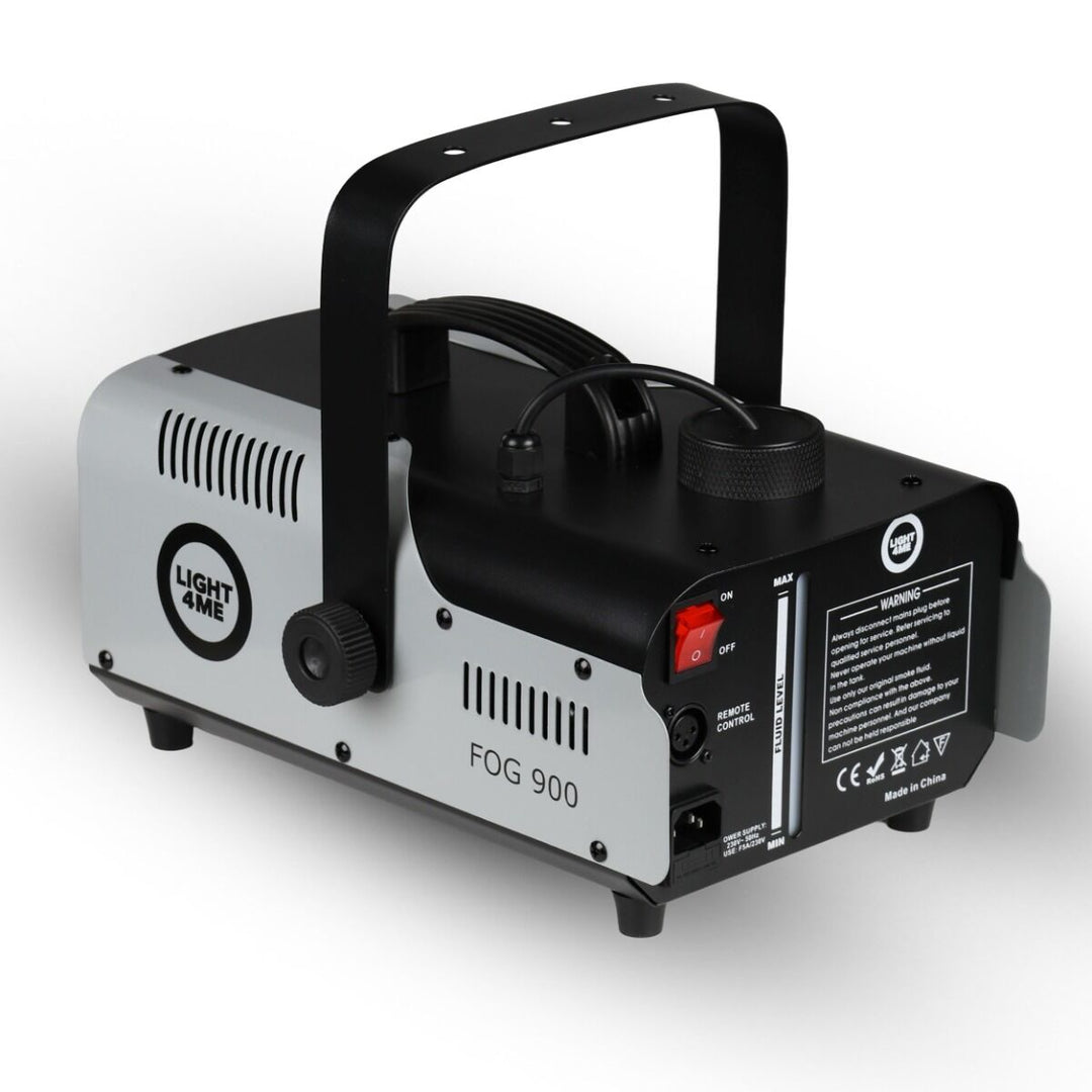 Light4Me Fog 900 Røgmaskine 900W med Trådløs Fjernbetjening