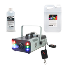 Light4Me FM 1500 LED Røgmaskine 1500W Bundle