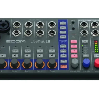 Podcast mixer LiveTrak L-6