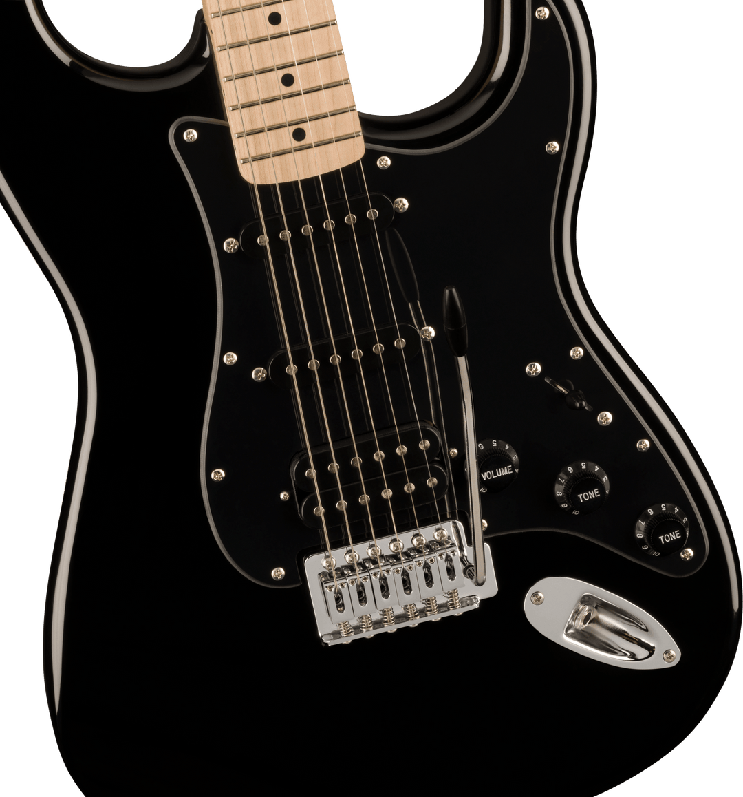 Fender Squier Sonic Stratocaster HSS El-guitar (Sort)