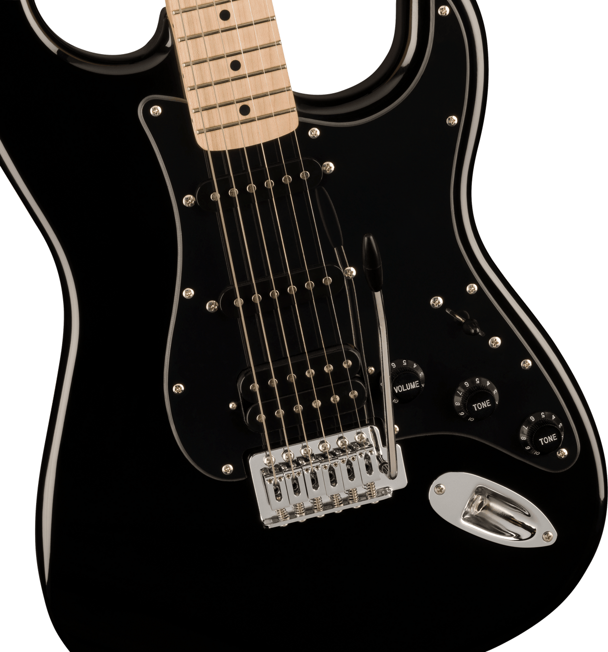 Fender Squier Sonic Stratocaster HSS El-guitar (Sort)