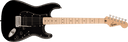Fender Squier Sonic Stratocaster HSS El-guitar (Sort)