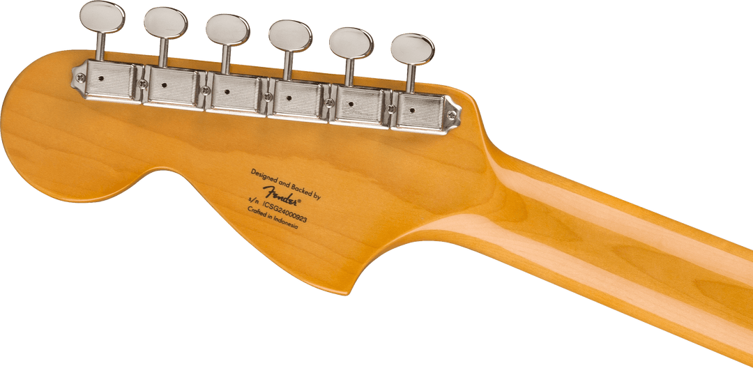 Fender Classic Vibe Active '70s Jazz Bass, Maple Fingerboard, Parchment Pickguard, Ocean Turquoise