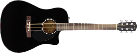 Fender CD-60SCE Dreadnought Western Guitar (Sort)