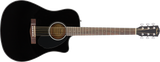 RETURVARE - Fender CD-60SCE Dreadnought Western Guitar (Sort)