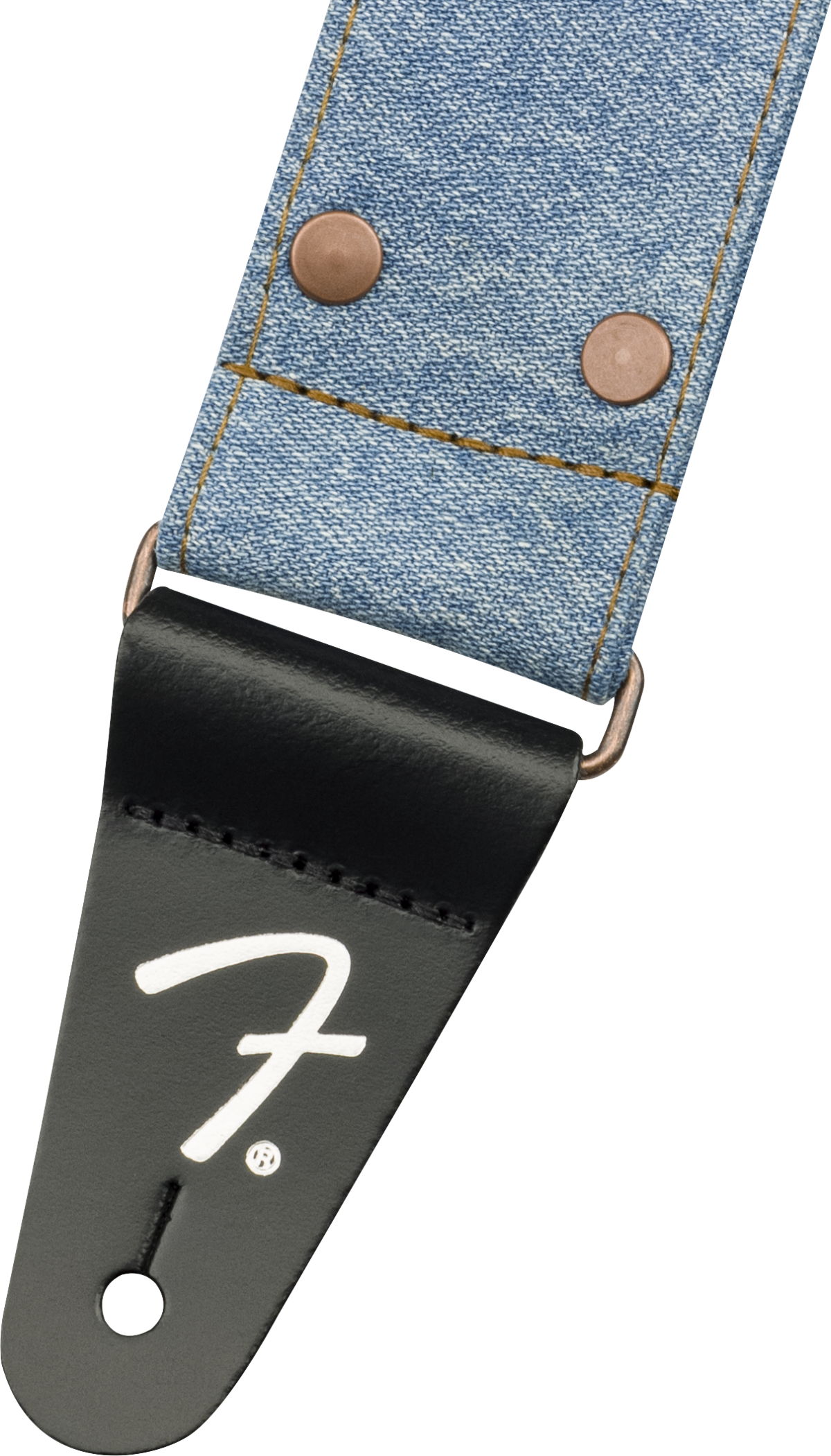 Fender x Wrangler Denim Guitarrem (Light Indigo, 2")
