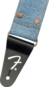 Fender x Wrangler Denim Guitarrem (Light Indigo, 2")