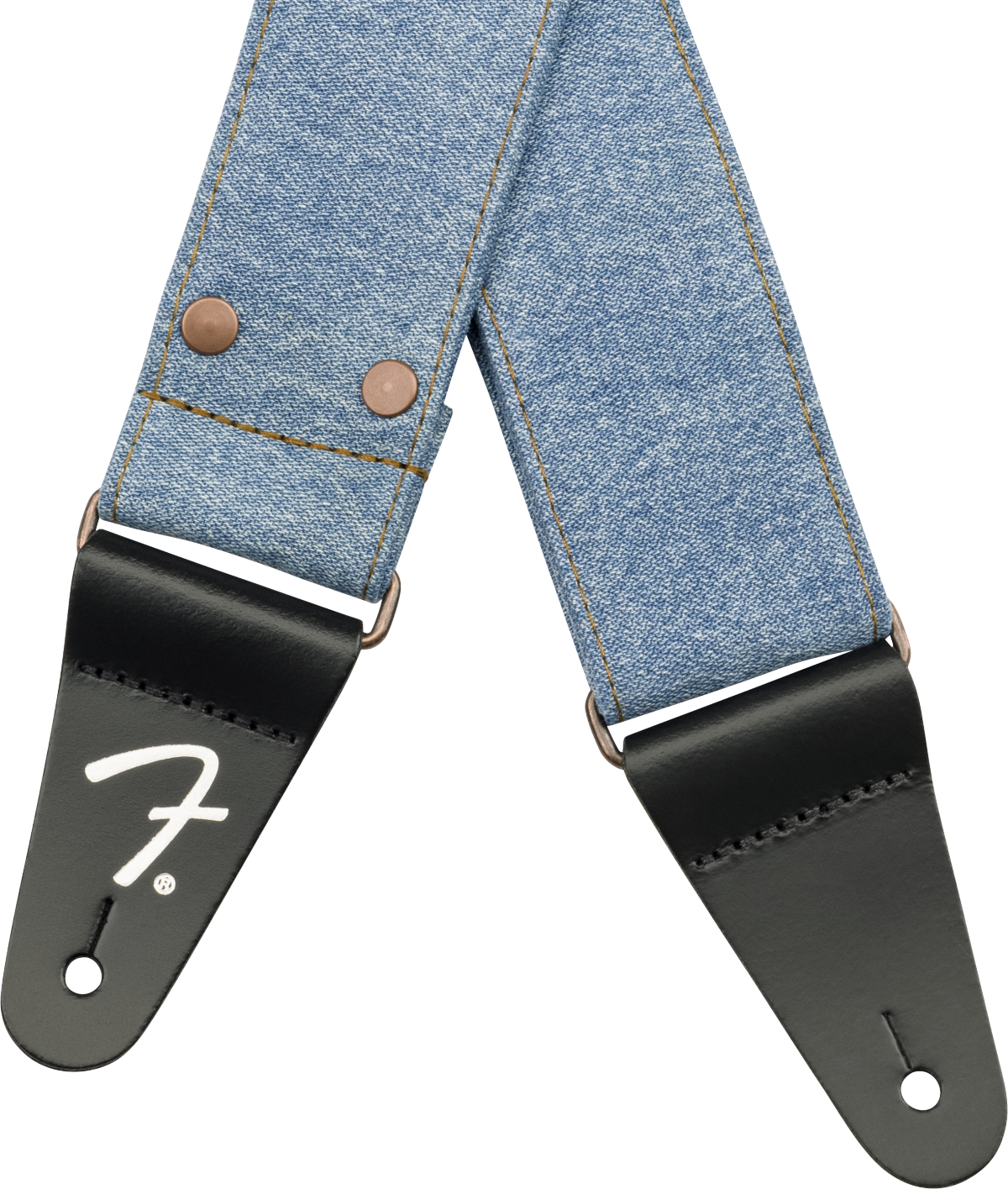 Fender x Wrangler Denim Guitarrem (Light Indigo, 2")