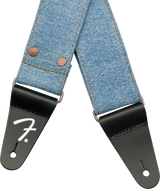 Fender x Wrangler Denim Guitarrem (Light Indigo, 2")