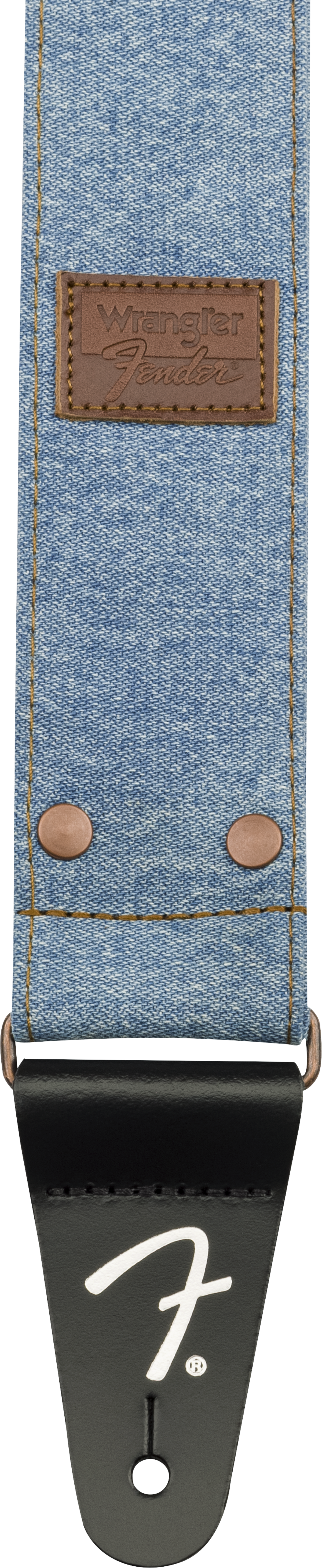 Fender x Wrangler Denim Guitarrem (Light Indigo, 2")