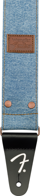 Fender x Wrangler Denim Guitarrem (Light Indigo, 2")