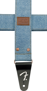 Fender x Wrangler Denim Guitarrem (Light Indigo, 2")