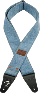 Fender x Wrangler Denim Guitarrem (Light Indigo, 2")