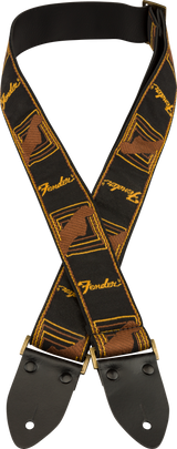 Fender Legacy Vintage Guitarrem (Black/Yellow/Brown, 2")