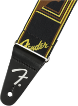 Fender Weighless Guitarrem (Black/Yellow/Brown, 2")