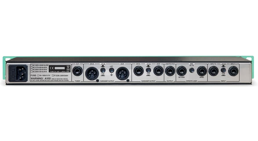 Tech 21 SansAmp GED-2112 rack-preamp, Geddy Lee