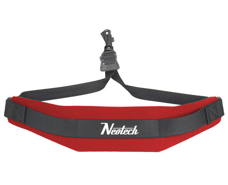 Neotech Soft Sax saxofonrem standard, rød, kunststofhage