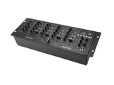 OMNITRONIC PM-444Pi 4-channel DJ Mixer with Player & USB Interface