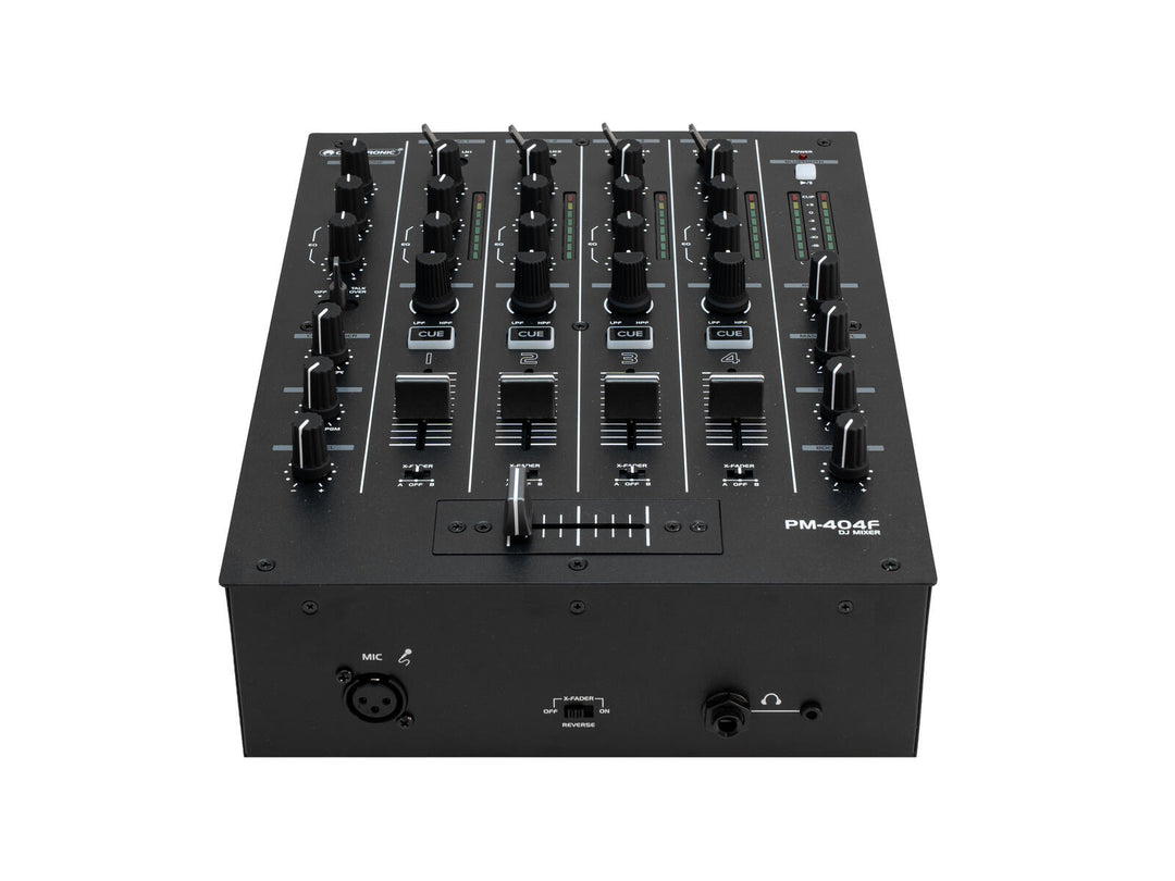 OMNITRONIC PM-404F 4-channel DJ Mixer with Filter and Bluetooth