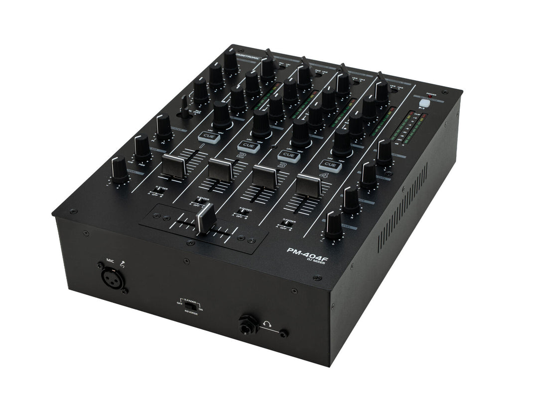 OMNITRONIC PM-404F 4-channel DJ Mixer with Filter and Bluetooth