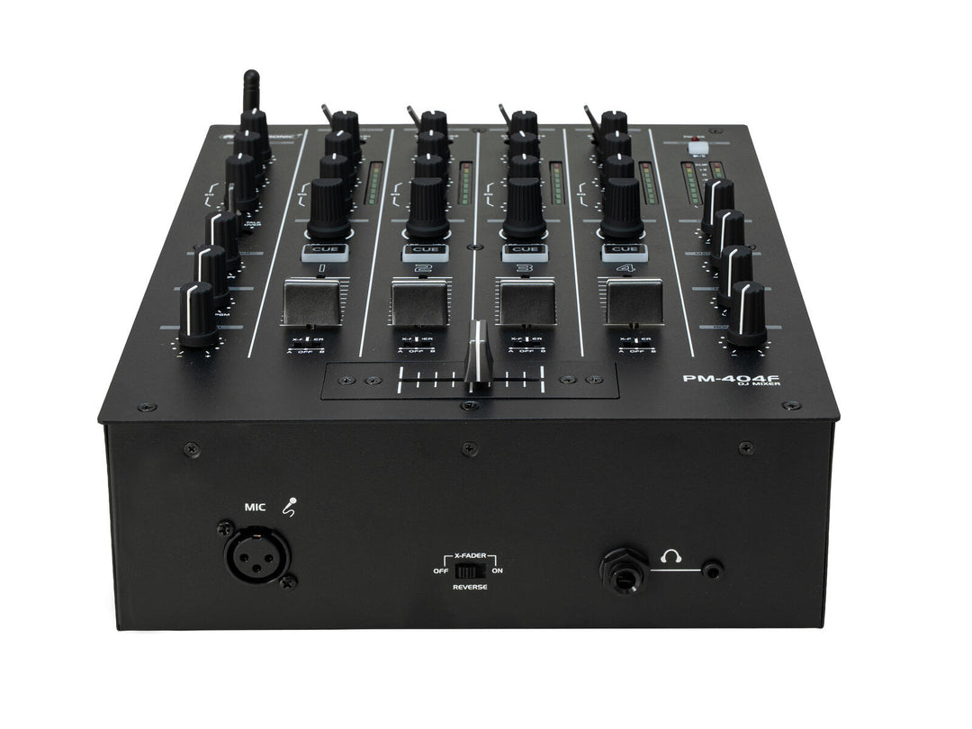 OMNITRONIC PM-404F 4-channel DJ Mixer with Filter and Bluetooth
