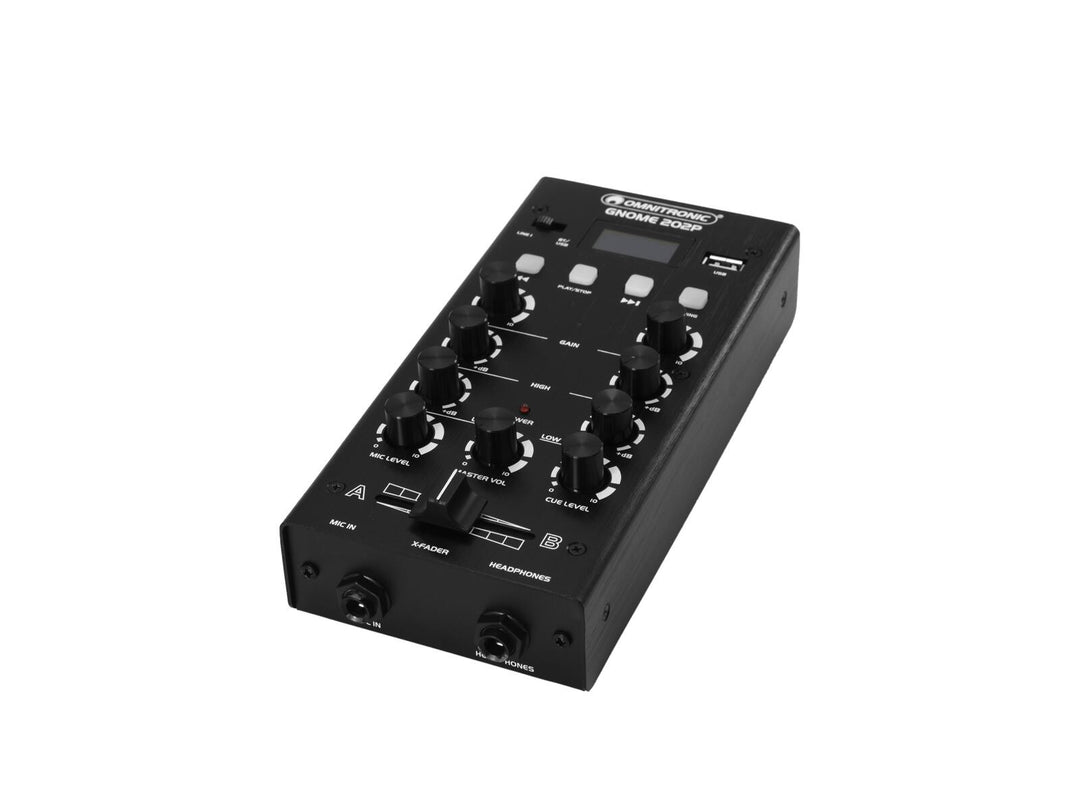 OMNITRONIC GNOME-202P Mini Mixer black