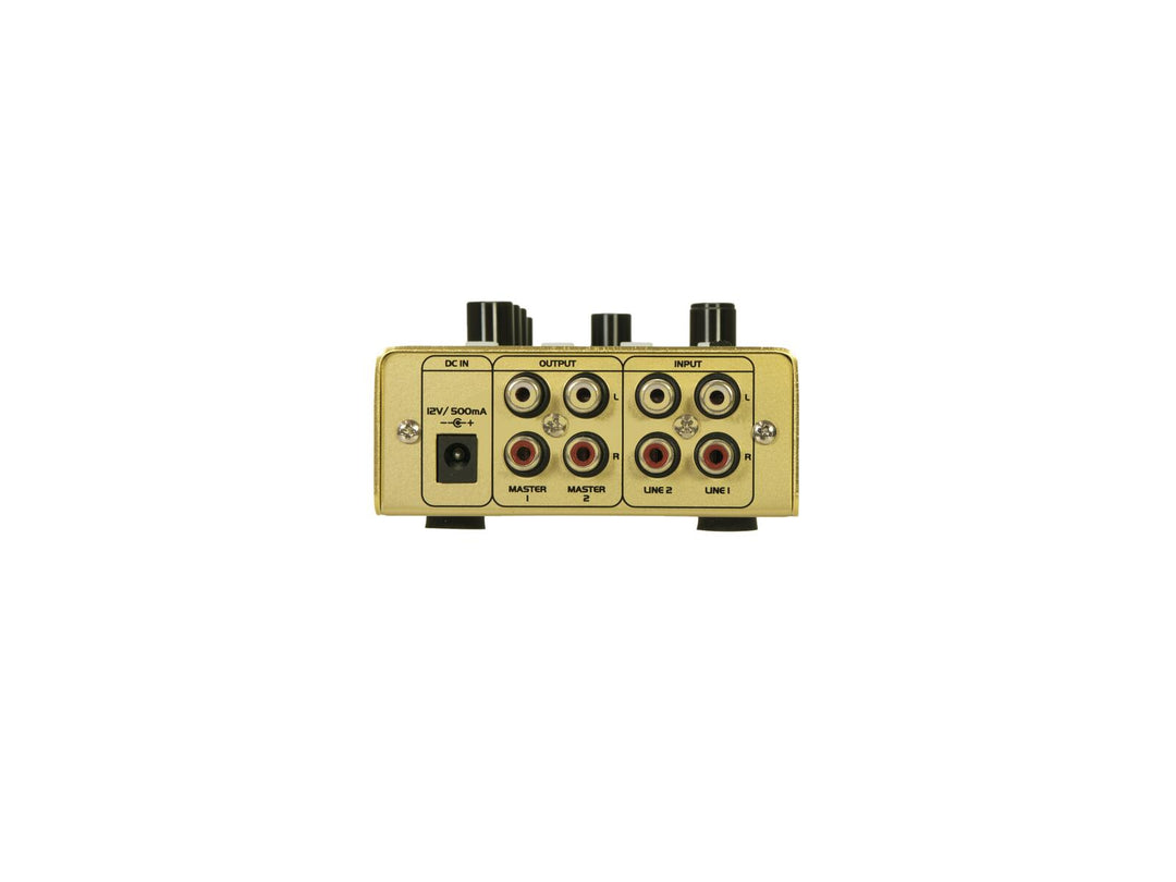 OMNITRONIC GNOME-202P Mini Mixer gold