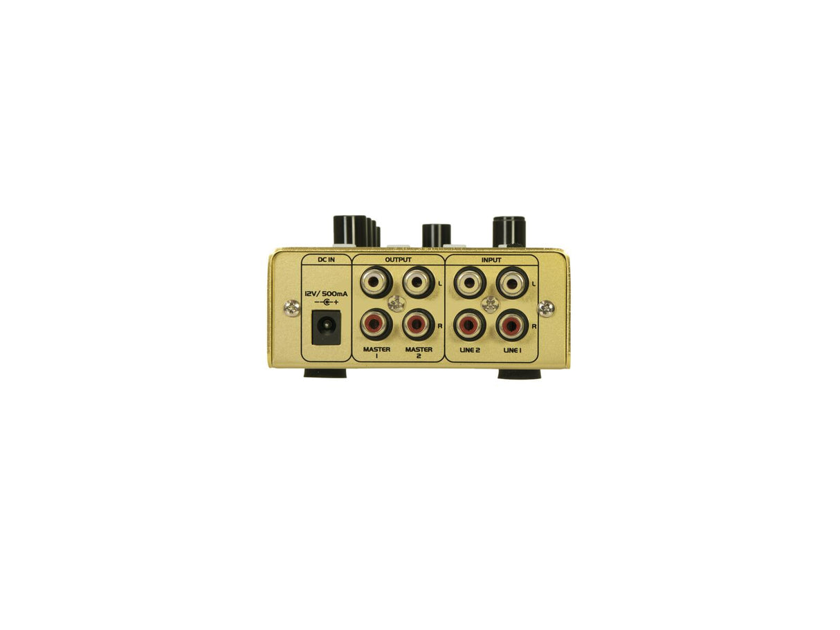 OMNITRONIC GNOME-202P Mini Mixer gold