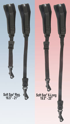 Neotech Soft Sax saxofonrem XL, sort, kunststofhage