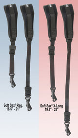 Neotech Soft Sax saxofonrem XL, sort, kunststofhage