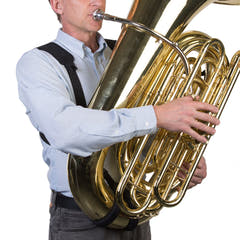 Neotech Tuba Harness junior, sort bæresele, 45,7 til 55,8 cm