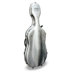 GEWA Cello case Idea Titanium Carbon 3.3 - Titanium/burgundy