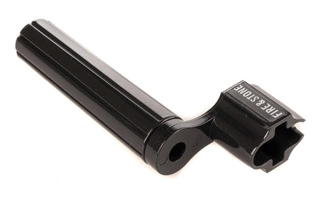 Fire & Stone strengvinder i transparent plast med metalaksel