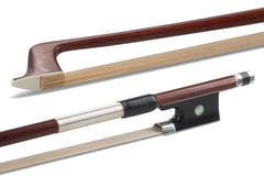GEWA violinbue W.R. Wild, rund stang i pernambuco, sølvmonteret