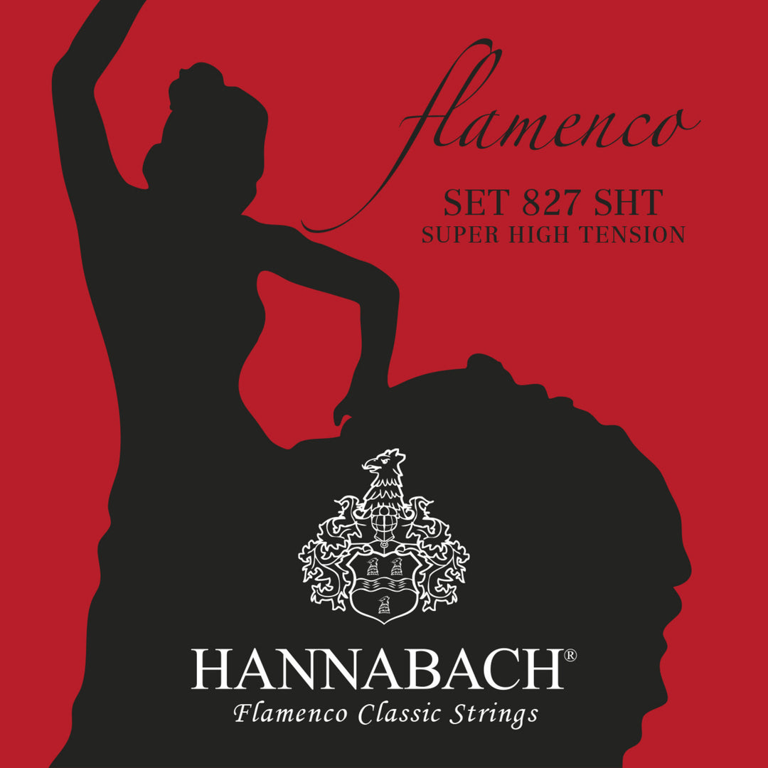 Hannabach Strings for classic guitar Serie 827 Super High Tension Flamenco - Set super high (827SHT)