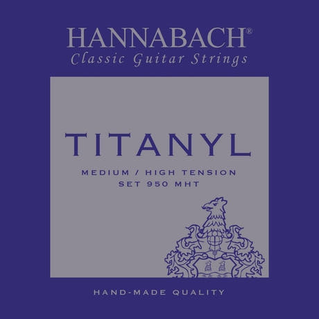 Hannabach 950 G3 diskantstreng, klassisk guitar, medium/high tension