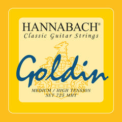 Hannabach Strings for classic guitar Series 725 Medium/High Tension Goldin - Set medium-high (725MHT)