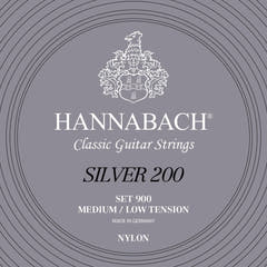 Hannabach 900 E6 basstreng til klassisk guitar, medium/low tension