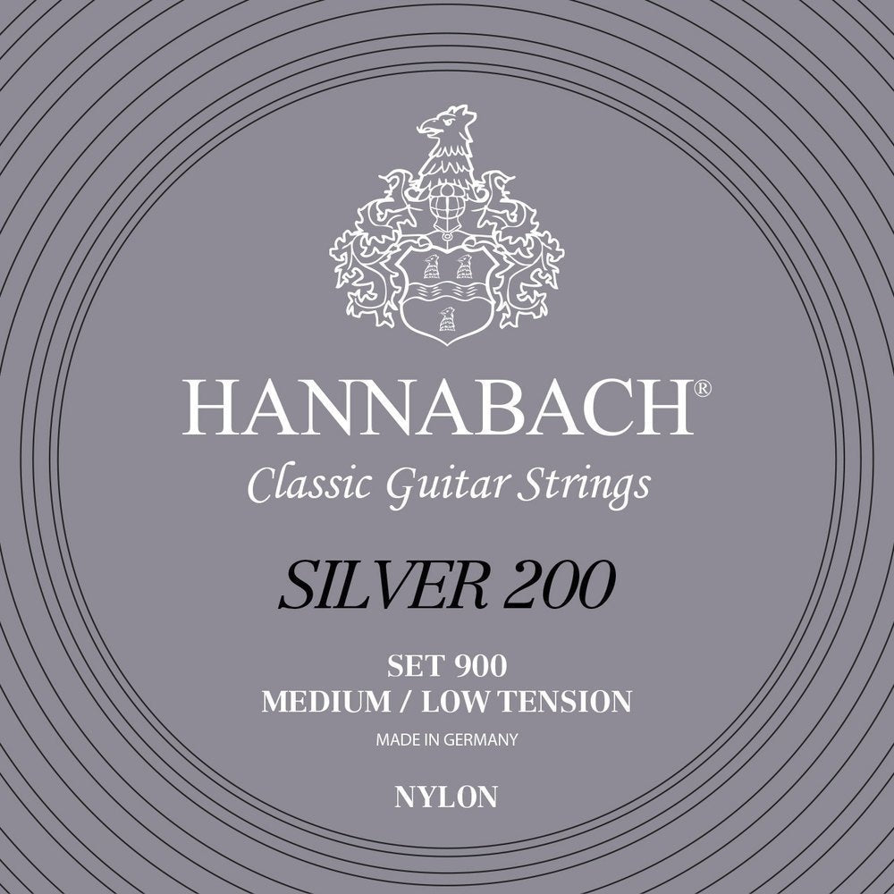 Hannabach 900 E6 basstreng til klassisk guitar, medium/low tension