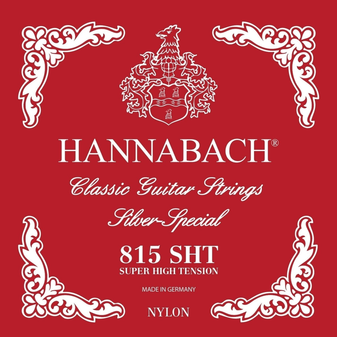 Hannabach Strings for classic guitar Serie 815 Super High Tension Silver special - Set super high (815SHT)