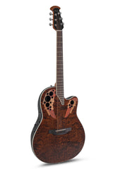 Ovation E-Acoustic Guitar Celebrity Elite Plus Super Shallow - Dark Tiger Eye (CE48P-TGE-G)