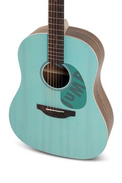 Applause Acoustic Guitar Jump Slope Shoulder Dreadnought - Celeste (AAS-69-T)