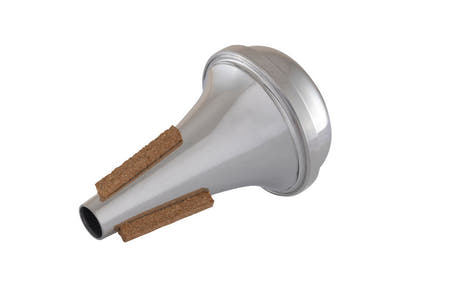 Tom Crown straight-dæmper til piccolotrompet, aluminium