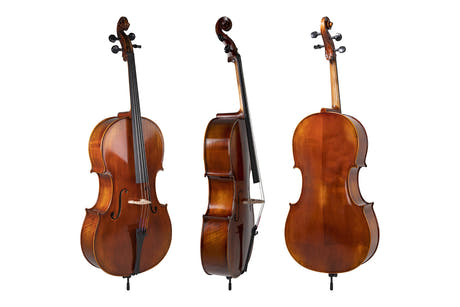 GEWA Cello Allegro Antique - 4/4 (Set up with Wittner fine tuning tailpiece)