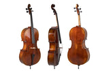 GEWA Cello Allegro Antique - 1/4 (Set up with Wittner fine tuning tailpiece incl. bag, carbon bow, Larsen Aurora strings)