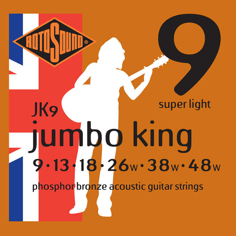 Rotosound Jumbo King JK9 westernguitarstrenge 9-48