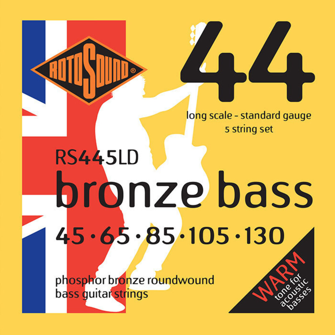 Rotosound Strings for acoustic bass Bronze Bass 44 - Set 5-string Standard 45-130 (RS445LD)