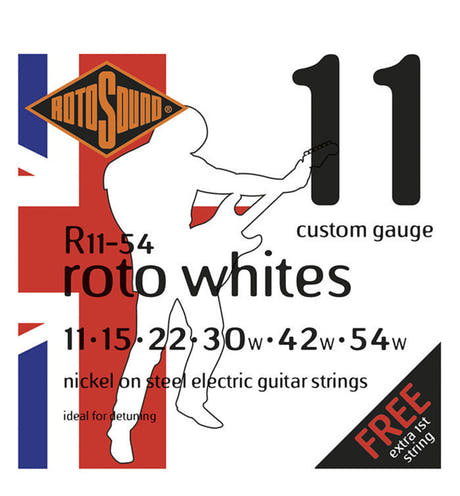 Rotosound Roto Whites R11-54 elguitarstrenge 11-54